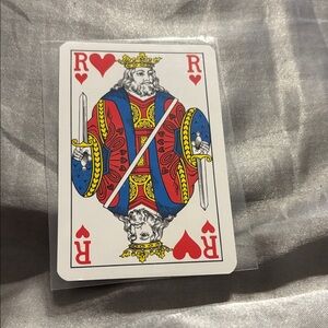 Dior Playing King of Hearts Playing Card